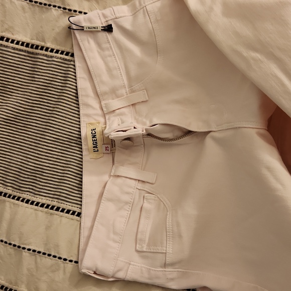 L’AGENCE Margot High Rise Skinny Jeans In Petal Women's Size 25 New With Tags - Picture 7 of 11